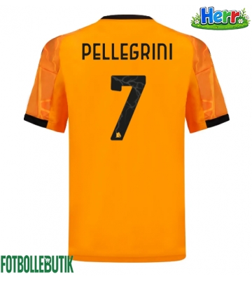 AS Roma Lorenzo Pellegrini #7 Bortatröja 2025-26 Kortärmad